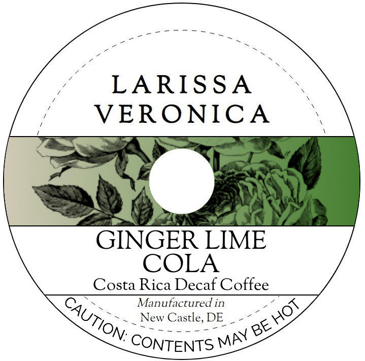 Ginger Lime Cola Costa Rica Decaf Coffee <BR>(Single Serve K-Cup Pods)