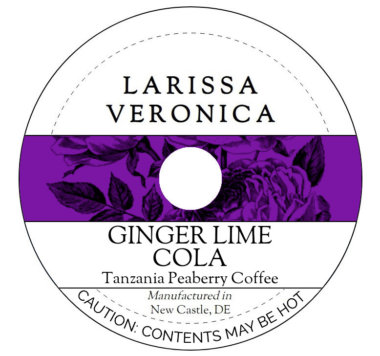 Ginger Lime Cola Tanzania Peaberry Coffee <BR>(Single Serve K-Cup Pods)