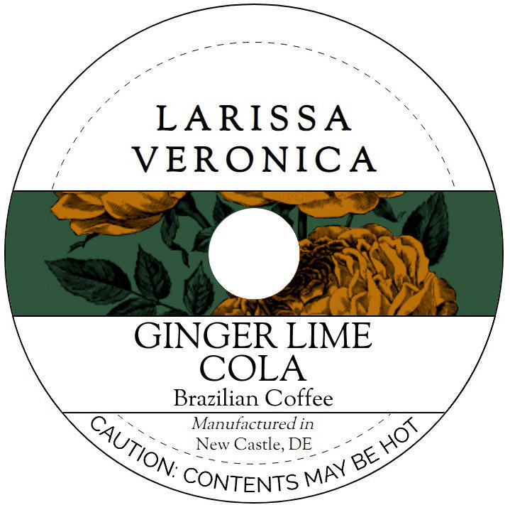 Ginger Lime Cola Brazilian Coffee <BR>(Single Serve K-Cup Pods)