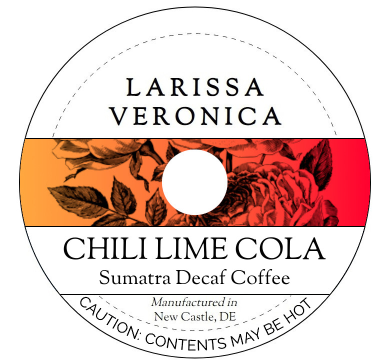 Chili Lime Cola Sumatra Decaf Coffee <BR>(Single Serve K-Cup Pods)