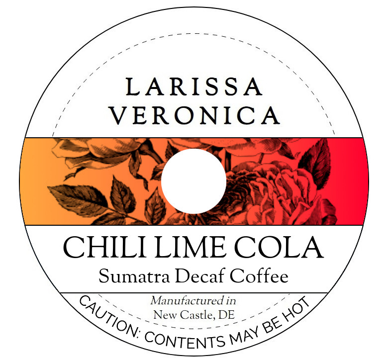 Chili Lime Cola Sumatra Decaf Coffee <BR>(Single Serve K-Cup Pods)