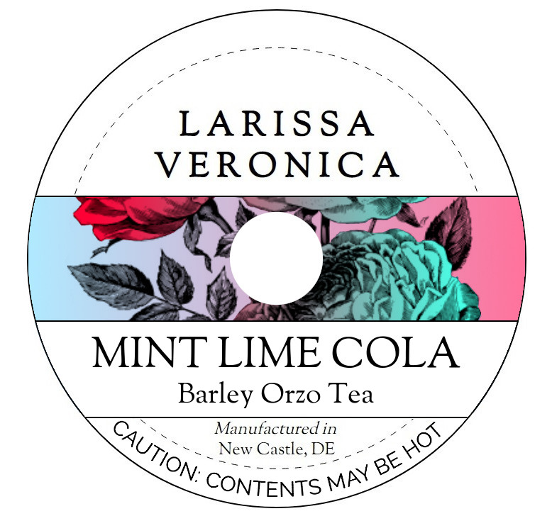 Mint Lime Cola Barley Orzo Tea <BR>(Single Serve K-Cup Pods)