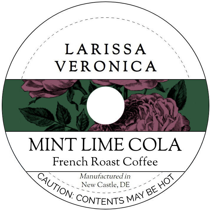 Mint Lime Cola French Roast Coffee <BR>(Single Serve K-Cup Pods)
