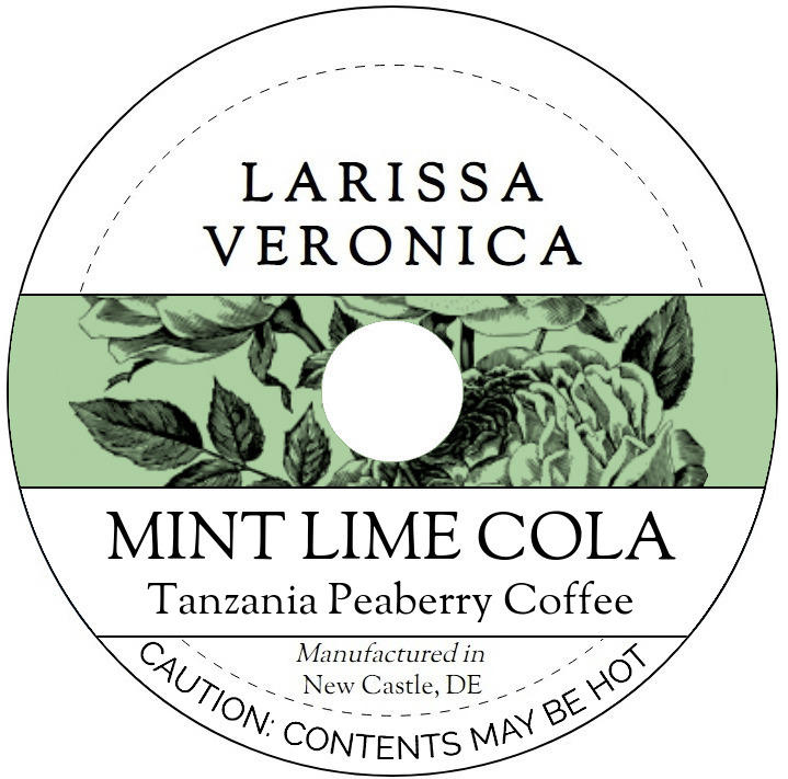 Mint Lime Cola Tanzania Peaberry Coffee <BR>(Single Serve K-Cup Pods)