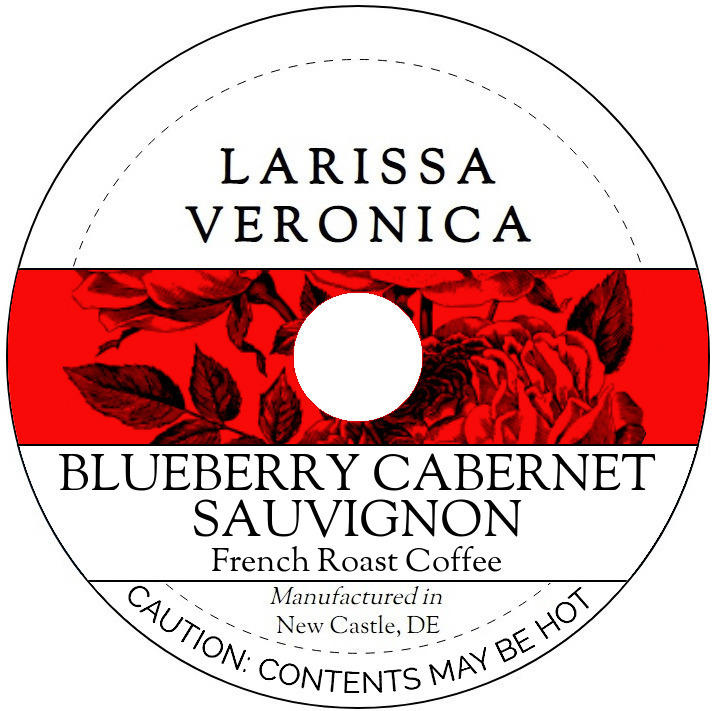Blueberry Cabernet Sauvignon French Roast Coffee <BR>(Single Serve K-Cup Pods)