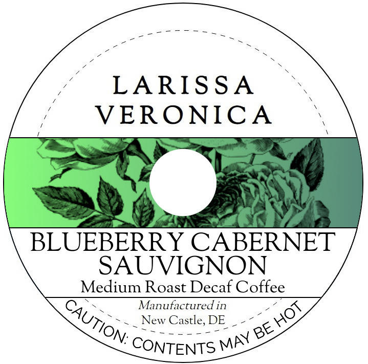 Blueberry Cabernet Sauvignon Medium Roast Decaf Coffee <BR>(Single Serve K-Cup Pods)