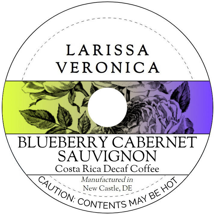 Blueberry Cabernet Sauvignon Costa Rica Decaf Coffee <BR>(Single Serve K-Cup Pods)