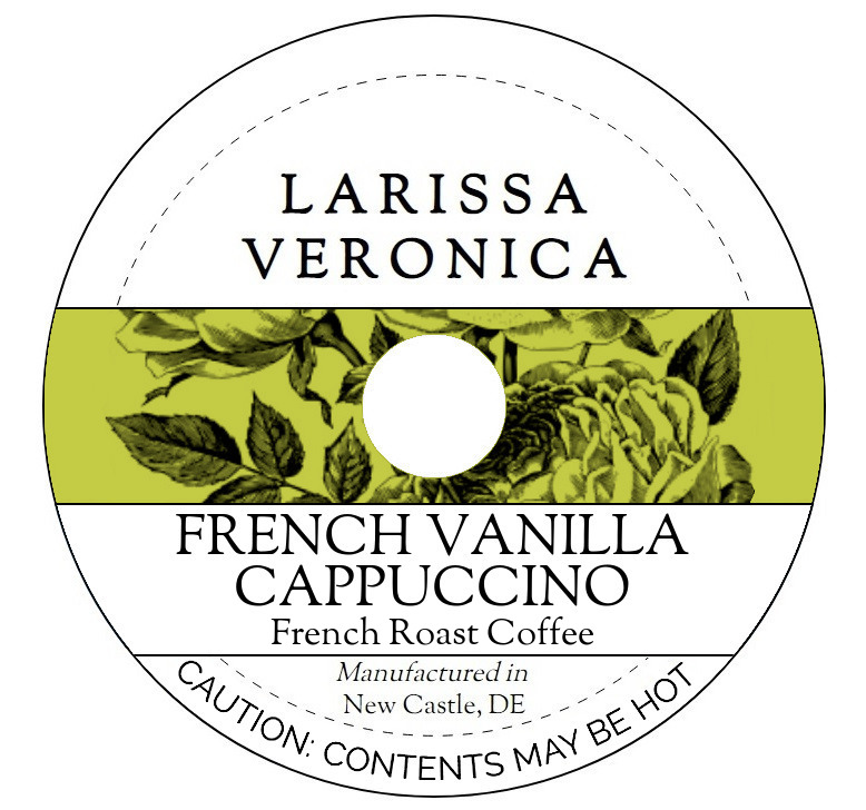 French Vanilla Cappuccino French Roast Coffee <BR>(Single Serve K-Cup Pods)
