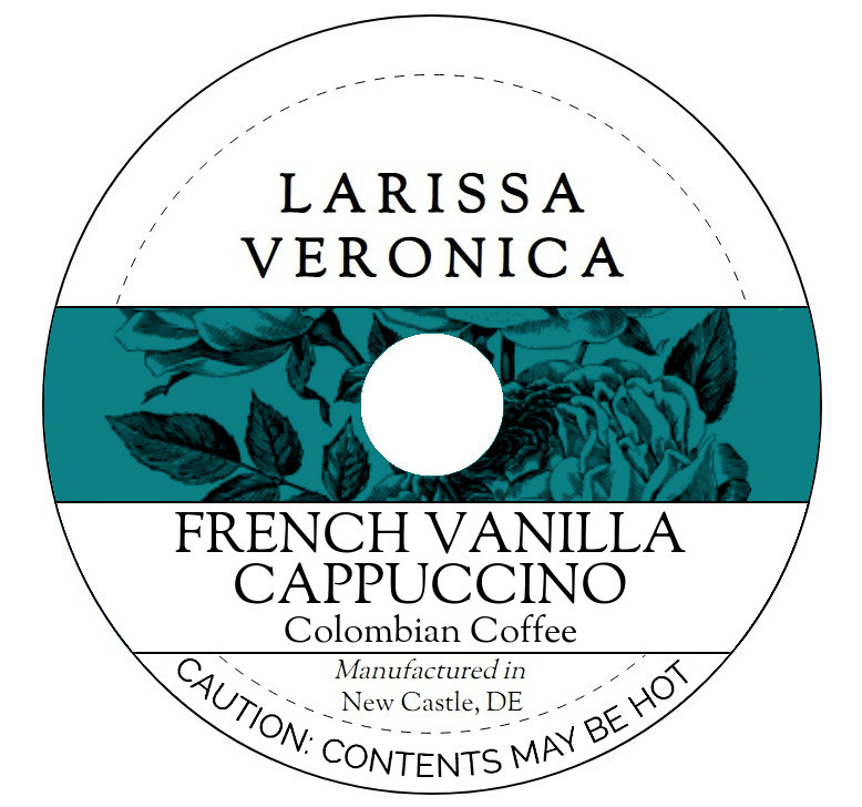 French Vanilla Cappuccino Colombian Coffee <BR>(Single Serve K-Cup Pods)