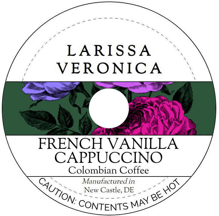 French Vanilla Cappuccino Colombian Coffee <BR>(Single Serve K-Cup Pods)