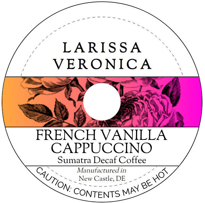 French Vanilla Cappuccino Sumatra Decaf Coffee <BR>(Single Serve K-Cup Pods)