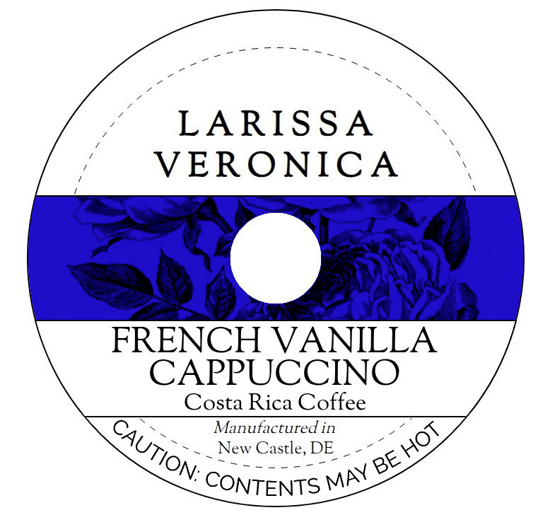 French Vanilla Cappuccino Costa Rica Coffee <BR>(Single Serve K-Cup Pods)