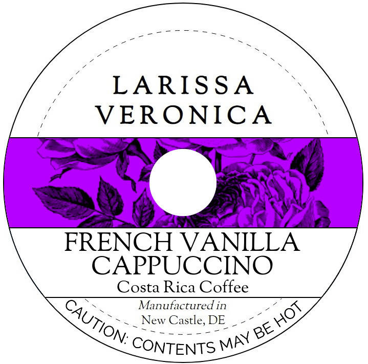 French Vanilla Cappuccino Costa Rica Coffee <BR>(Single Serve K-Cup Pods)