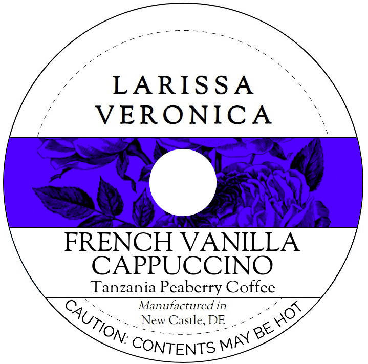 French Vanilla Cappuccino Tanzania Peaberry Coffee <BR>(Single Serve K-Cup Pods)