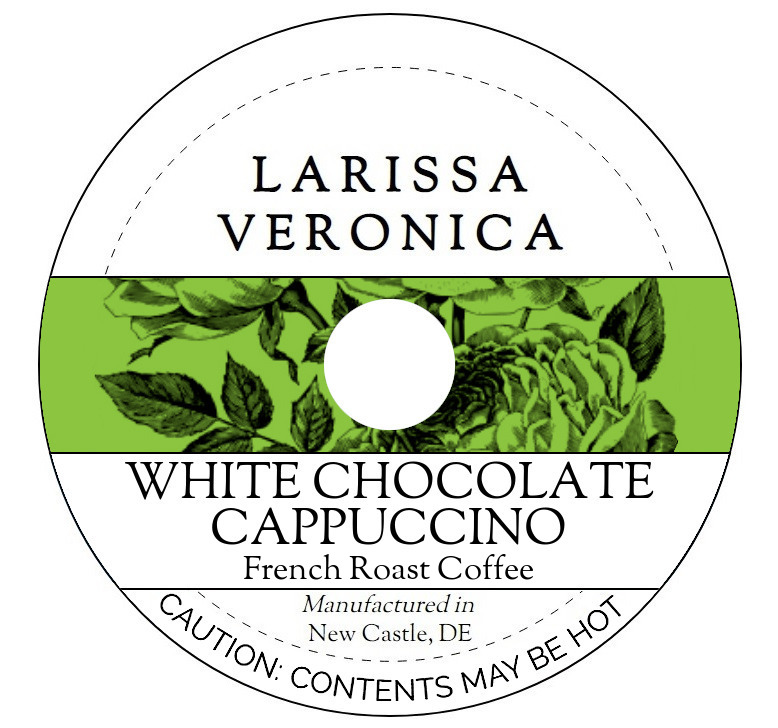 White Chocolate Cappuccino French Roast Coffee <BR>(Single Serve K-Cup Pods)