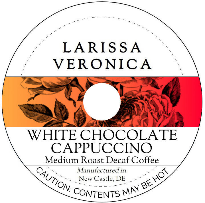 White Chocolate Cappuccino Medium Roast Decaf Coffee <BR>(Single Serve K-Cup Pods)