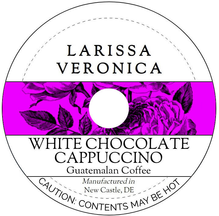White Chocolate Cappuccino Guatemalan Coffee <BR>(Single Serve K-Cup Pods)