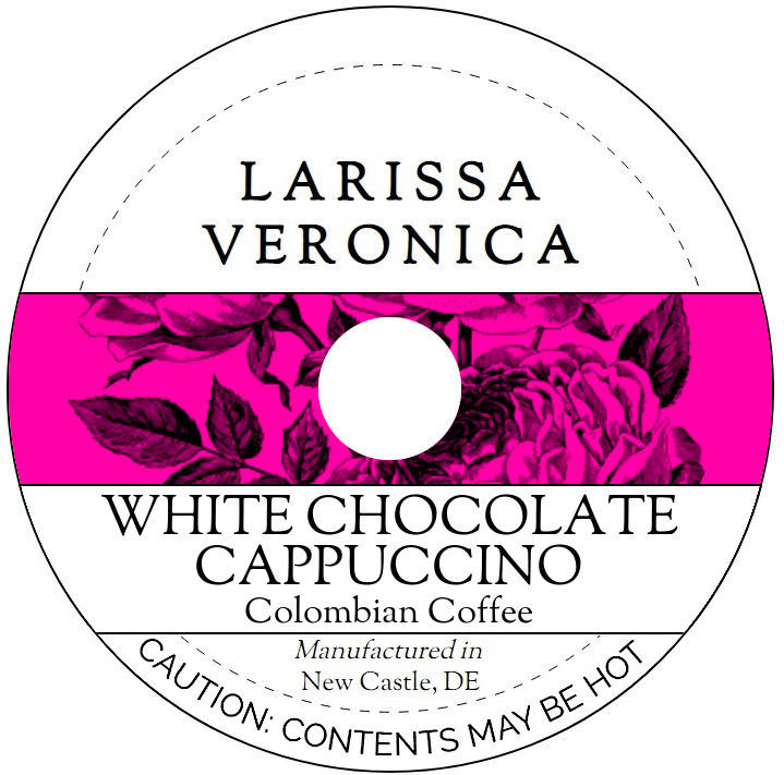 White Chocolate Cappuccino Colombian Coffee <BR>(Single Serve K-Cup Pods)