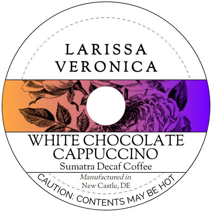 White Chocolate Cappuccino Sumatra Decaf Coffee <BR>(Single Serve K-Cup Pods)