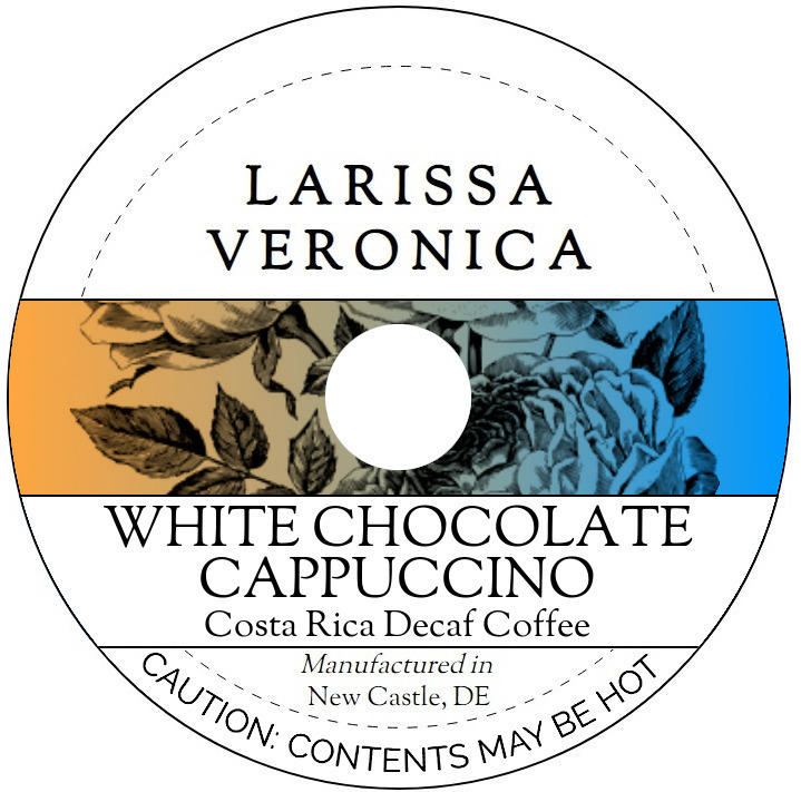 White Chocolate Cappuccino Costa Rica Decaf Coffee <BR>(Single Serve K-Cup Pods)