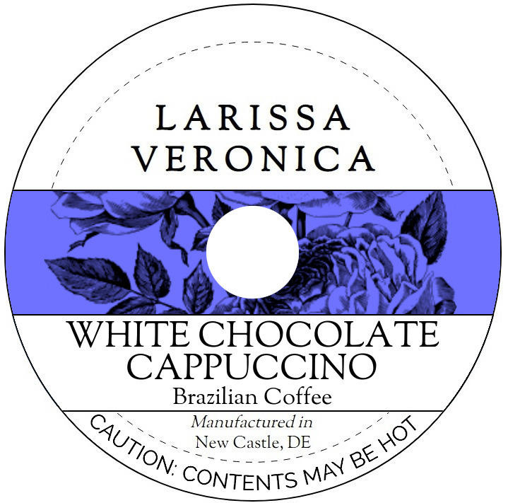 White Chocolate Cappuccino Brazilian Coffee <BR>(Single Serve K-Cup Pods)