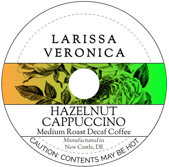 Hazelnut Cappuccino Medium Roast Decaf Coffee <BR>(Single Serve K-Cup Pods)