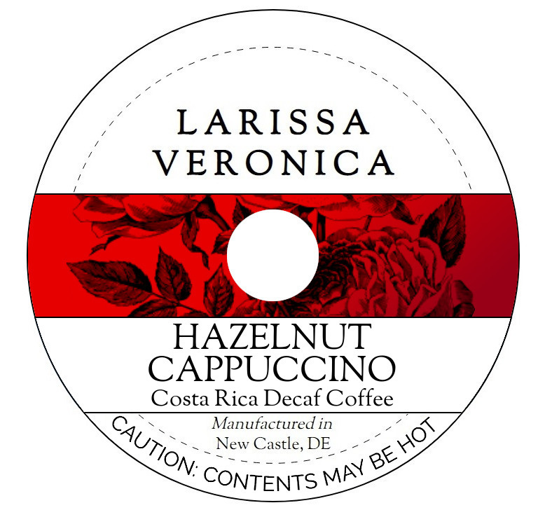 Hazelnut Cappuccino Costa Rica Decaf Coffee <BR>(Single Serve K-Cup Pods)