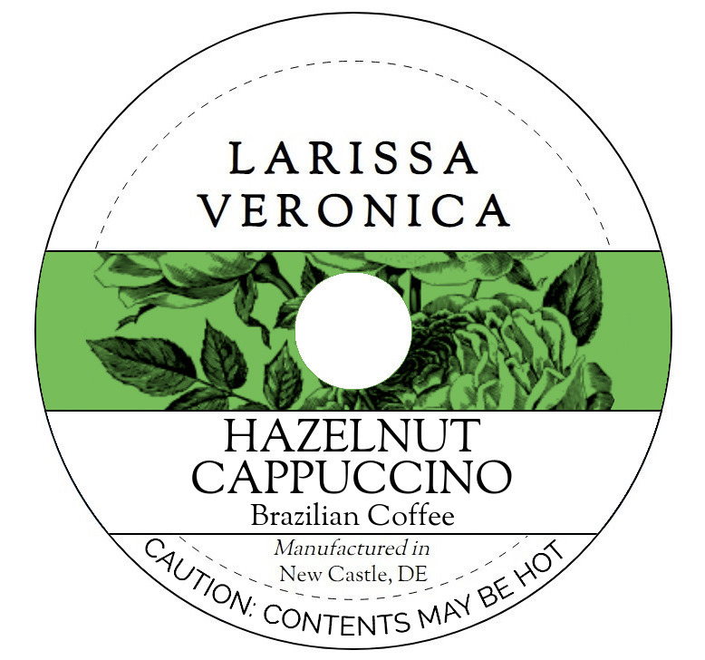 Hazelnut Cappuccino Brazilian Coffee <BR>(Single Serve K-Cup Pods)