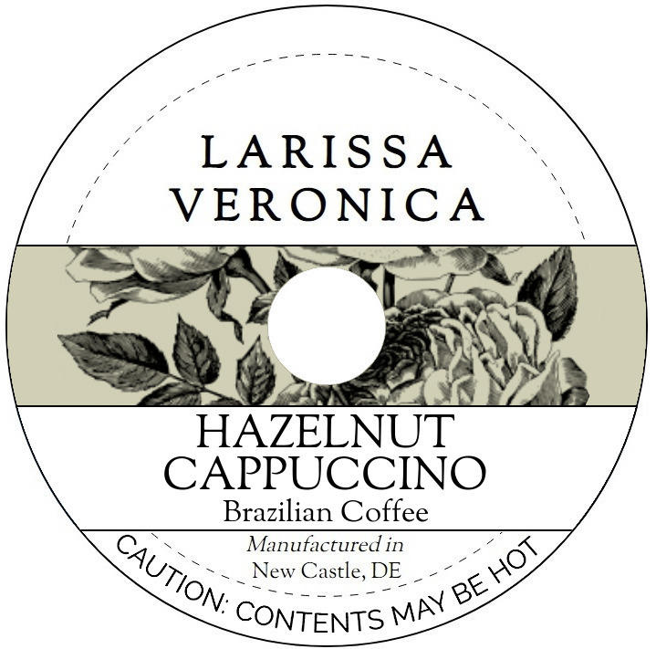 Hazelnut Cappuccino Brazilian Coffee <BR>(Single Serve K-Cup Pods)