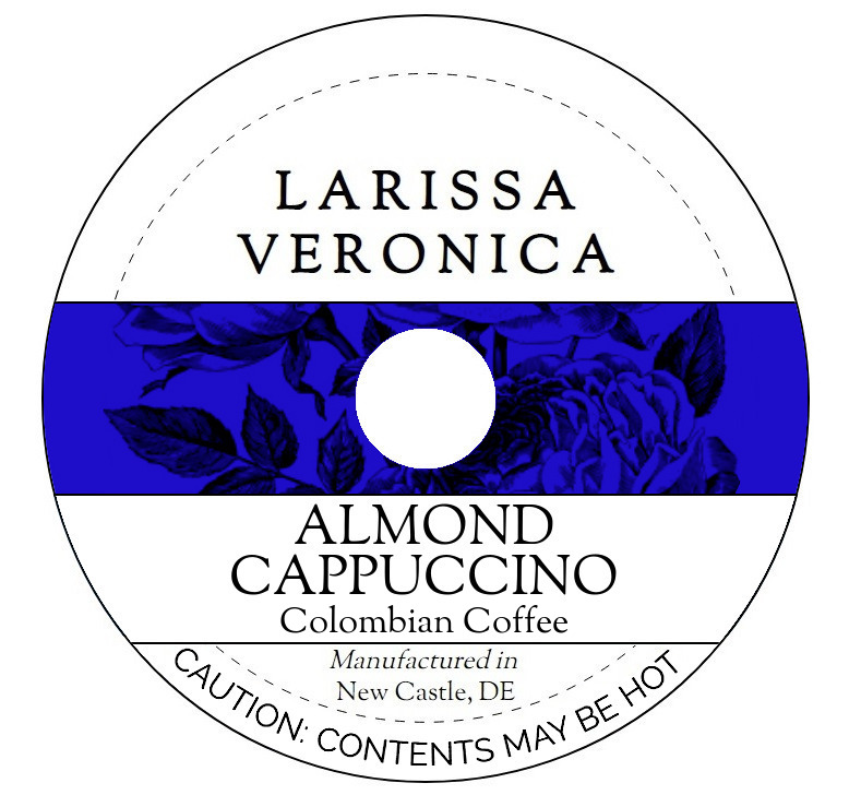 Almond Cappuccino Colombian Coffee <BR>(Single Serve K-Cup Pods)