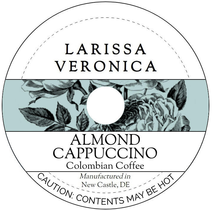 Almond Cappuccino Colombian Coffee <BR>(Single Serve K-Cup Pods)