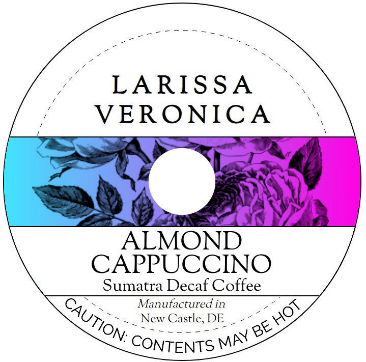 Almond Cappuccino Sumatra Decaf Coffee <BR>(Single Serve K-Cup Pods)