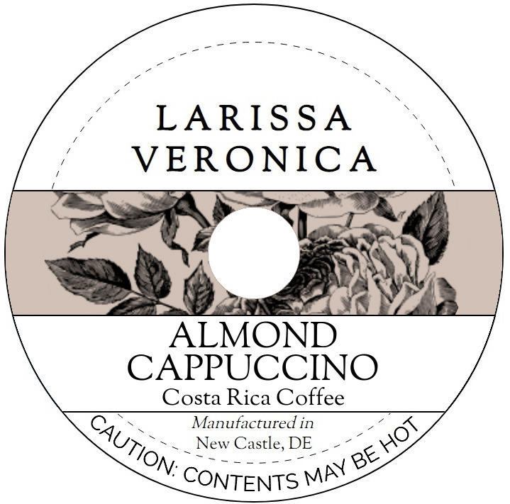 Almond Cappuccino Costa Rica Coffee <BR>(Single Serve K-Cup Pods)