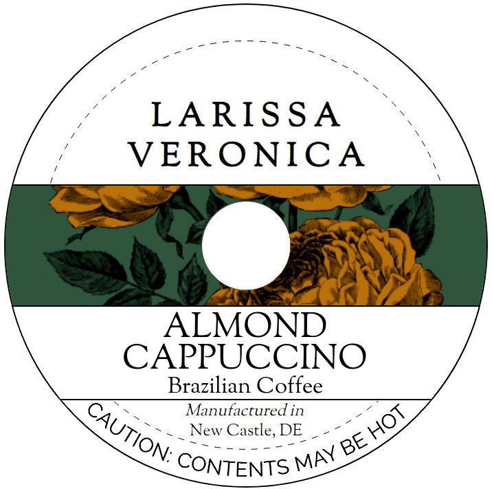 Almond Cappuccino Brazilian Coffee <BR>(Single Serve K-Cup Pods)