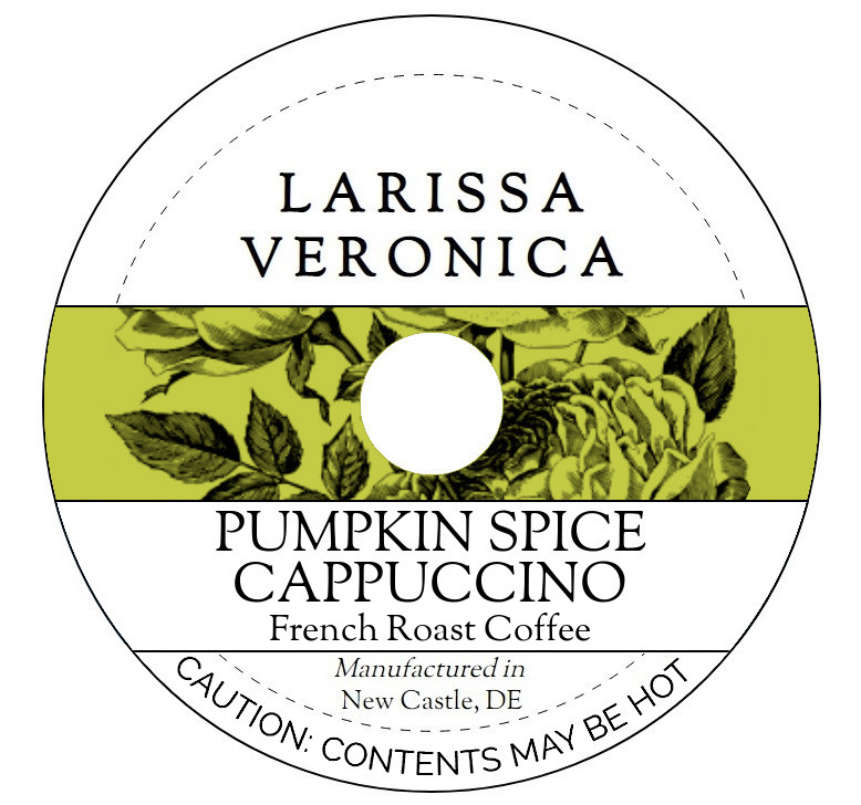 Pumpkin Spice Cappuccino French Roast Coffee <BR>(Single Serve K-Cup Pods)