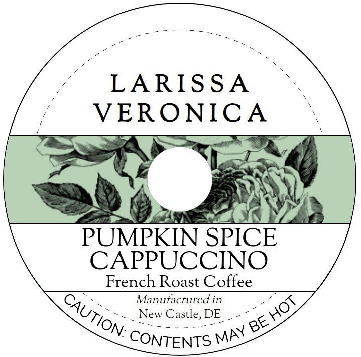 Pumpkin Spice Cappuccino French Roast Coffee <BR>(Single Serve K-Cup Pods)