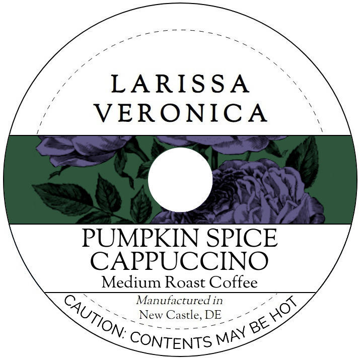 Pumpkin Spice Cappuccino Medium Roast Coffee <BR>(Single Serve K-Cup Pods)