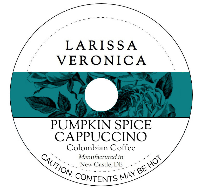 Pumpkin Spice Cappuccino Colombian Coffee <BR>(Single Serve K-Cup Pods)