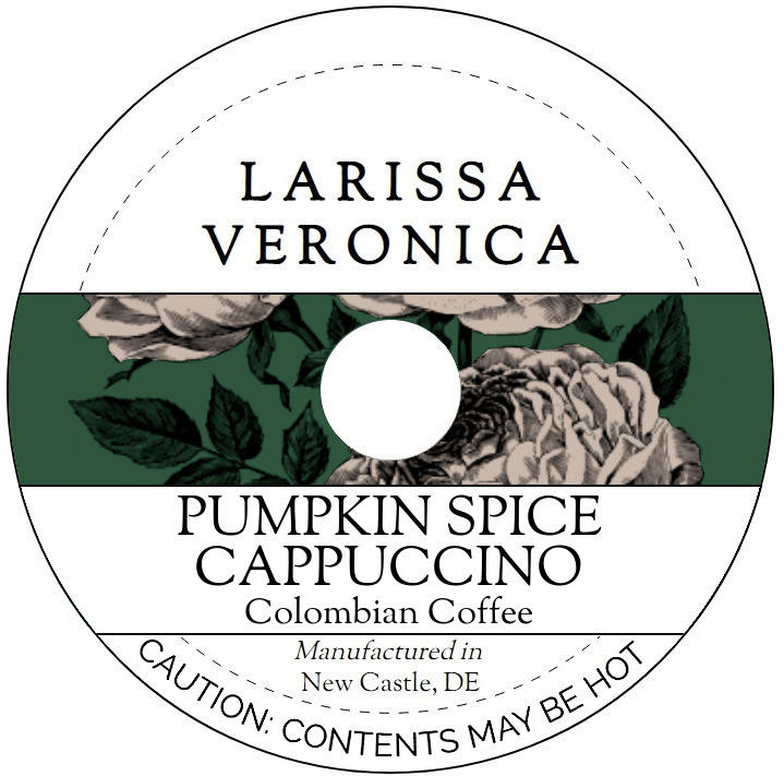 Pumpkin Spice Cappuccino Colombian Coffee <BR>(Single Serve K-Cup Pods)