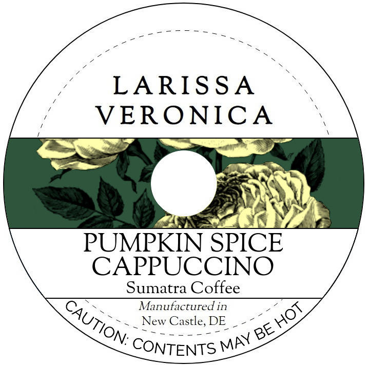 Pumpkin Spice Cappuccino Sumatra Coffee <BR>(Single Serve K-Cup Pods)