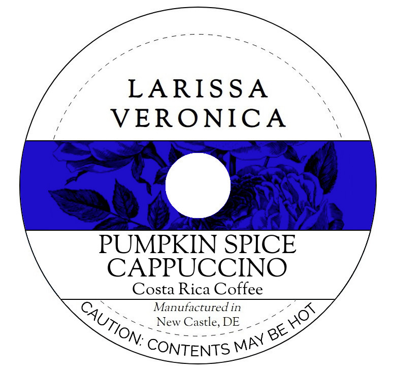Pumpkin Spice Cappuccino Costa Rica Coffee <BR>(Single Serve K-Cup Pods)