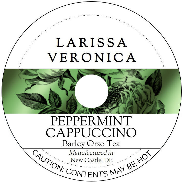 Peppermint Cappuccino Barley Orzo Tea <BR>(Single Serve K-Cup Pods)