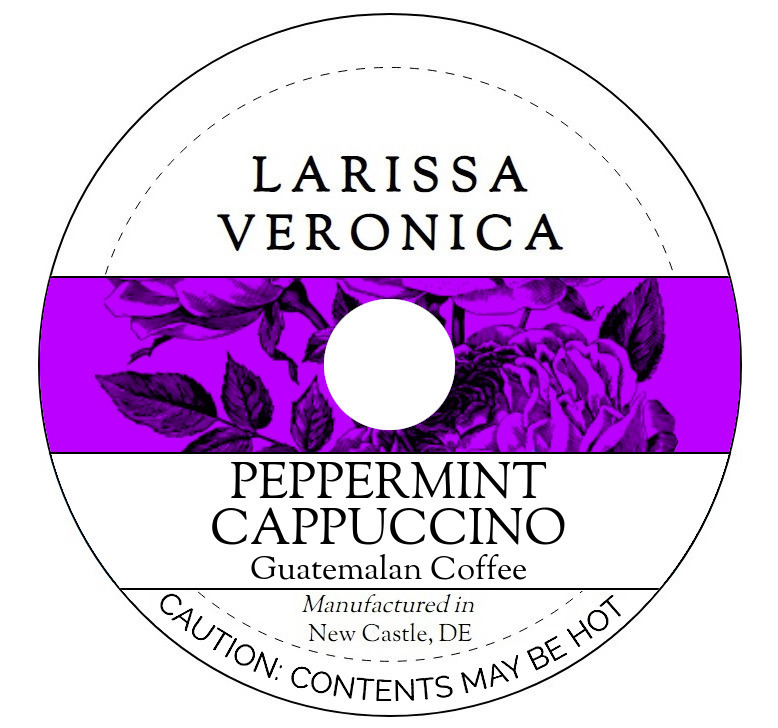 Peppermint Cappuccino Guatemalan Coffee <BR>(Single Serve K-Cup Pods)