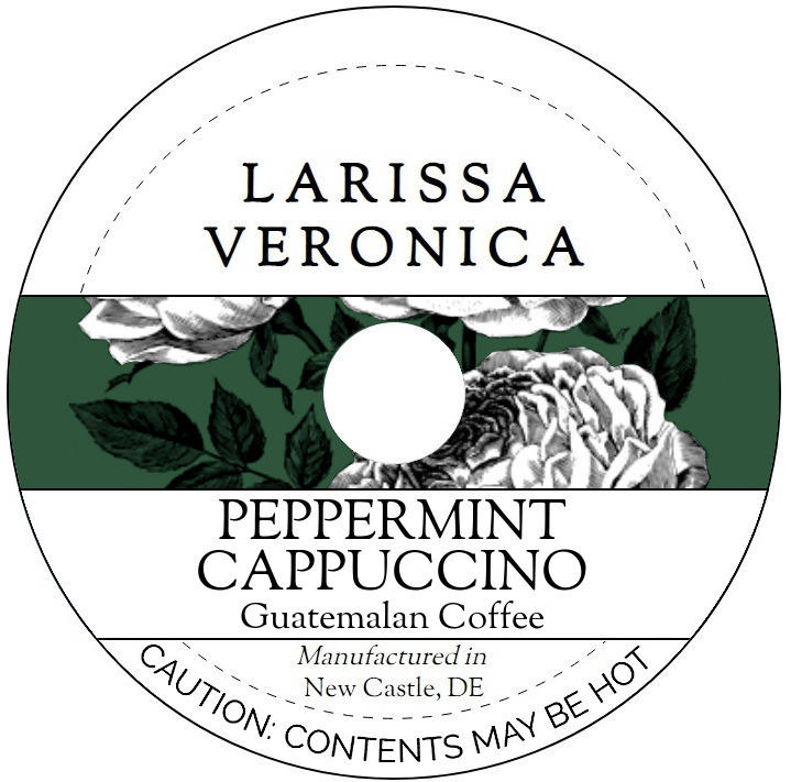 Peppermint Cappuccino Guatemalan Coffee <BR>(Single Serve K-Cup Pods)