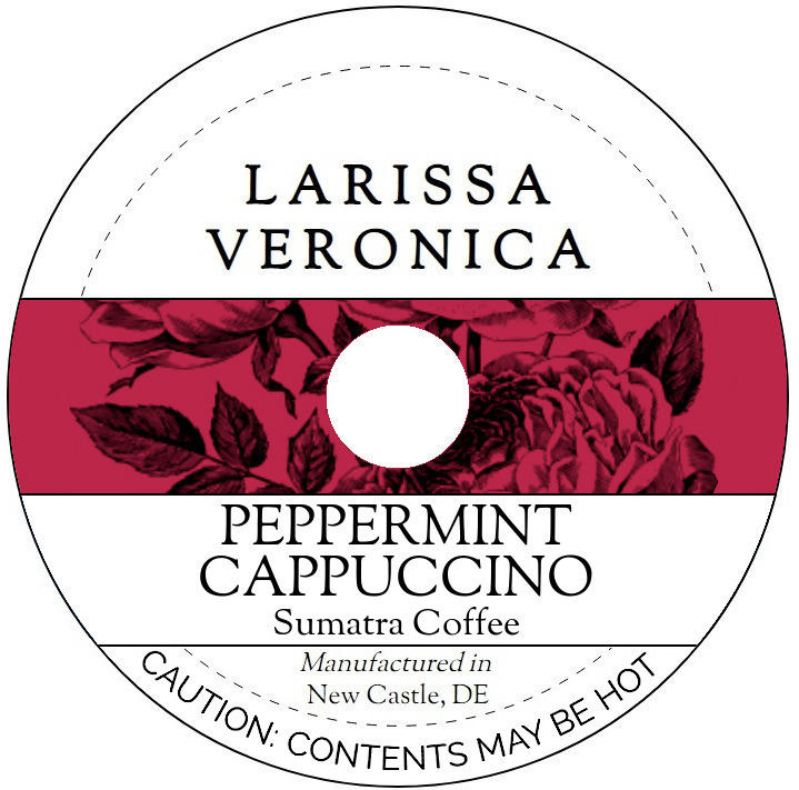 Peppermint Cappuccino Sumatra Coffee <BR>(Single Serve K-Cup Pods)