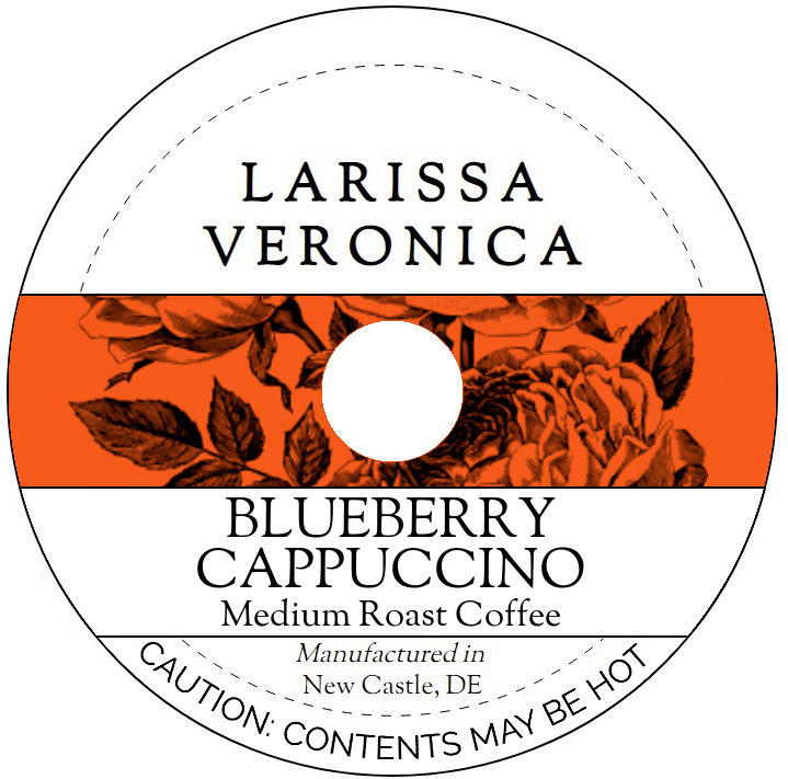 Blueberry Cappuccino Medium Roast Coffee <BR>(Single Serve K-Cup Pods)
