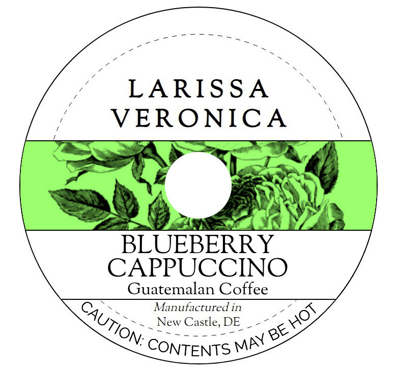 Blueberry Cappuccino Guatemalan Coffee <BR>(Single Serve K-Cup Pods)
