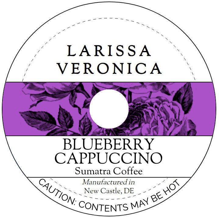 Blueberry Cappuccino Sumatra Coffee <BR>(Single Serve K-Cup Pods)