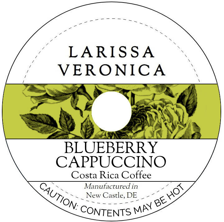 Blueberry Cappuccino Costa Rica Coffee <BR>(Single Serve K-Cup Pods)