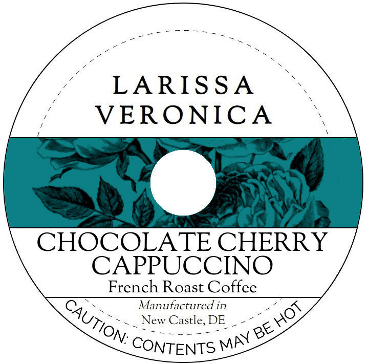 Chocolate Cherry Cappuccino French Roast Coffee <BR>(Single Serve K-Cup Pods)